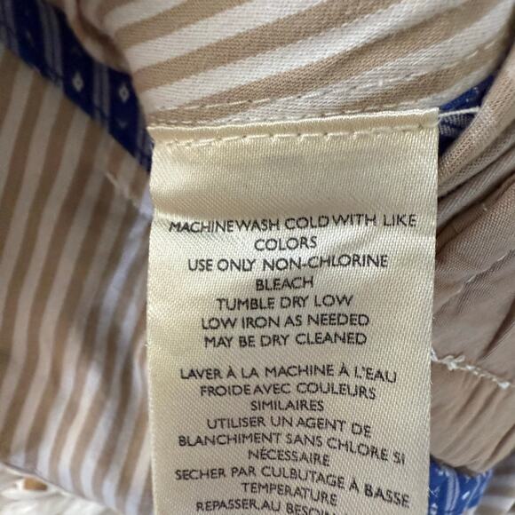 Free People wide-leg pants pleated striped trousers belted cotton 8 - Picture 9 of 9